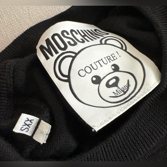 Moschino 100% Wool Transformer Sweater - Picture 9 of 9